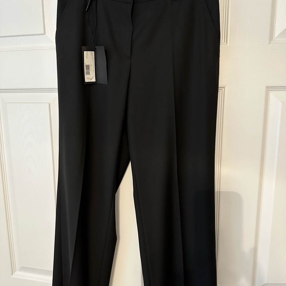 Calvin Klein Collection Black Tailored Trousers for Office Wear